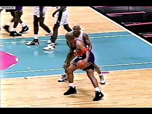 NBA On NBC - Barkley & KJ Battle Robinson & Rodman Suns @ Spurs April 1994