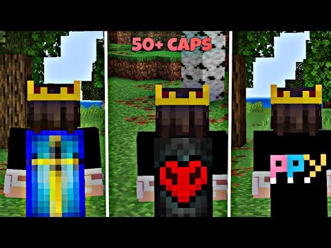 How to make custom caps and animated cams mcpe.1.21+ 