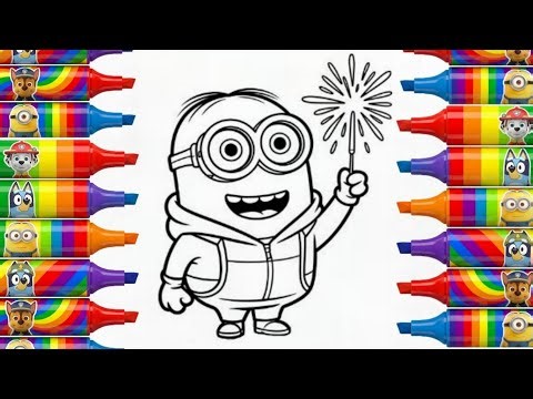 How To Draw Minions | Drawing Tutorial For Kids
