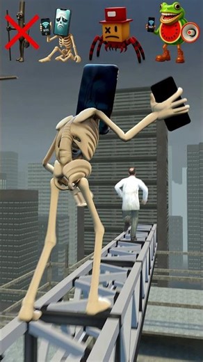 Will ITALIAN BRAINROT Animals Survive Falling Down CHALLENGE part 15 #gmod #sfm