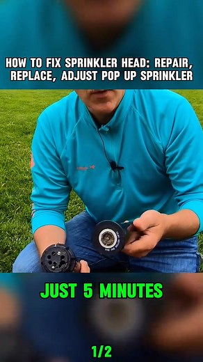 How to Fix Sprinkler Head- Repair, Replace, Adjust Pop Up Sprinkler #sprinklerrepair #rainbirdsprinkler #diylawncare #howtofix #sprinklertok #summerlawncare #yardmaintenance #irrigationsystem #fixittok #lawncaretips #lawncare #gardening #DIY #irrigationsystem #Tricks #gardening #watering #tips #diyproject #tipsgarden #fyp | Winnie Jeanne