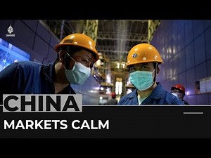 China’s markets calm after plummet, but risks loom