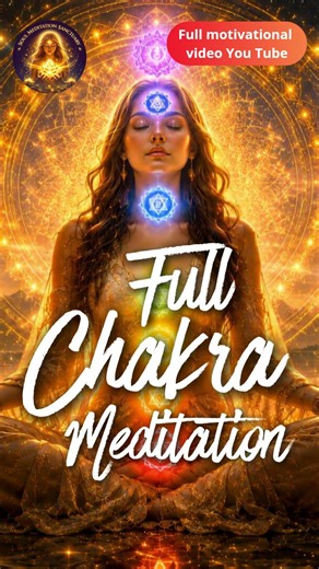 Full Chakra Meditation | Balancing All 7 Chakras from Root to Crown ✨ (Solfeggio Frequencies)