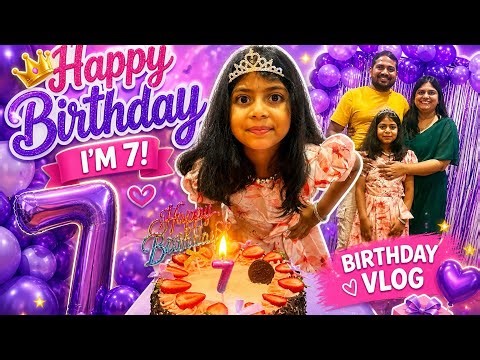 My 7th Birthday Party Vlog 🎂🎉 | So Much Fun & Surprises!