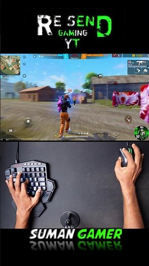 UMP 1 vs 3 Keyboard Mouse Handcam 😱 Free Fire