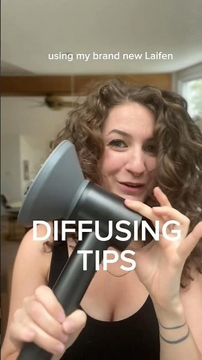 Diffusing tips for wavy & curly hair with LAIFEN HIGH SPEED HAIR DRYER
