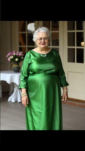 Classy & Modest: Green Satin Party Dresses for Plus Size and Older Women | Style Guide
