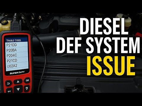 Ford Diesel DEF System WARNING ⚠️ | P21DD, P20BA, U02A2 Codes Explained + TSB 23-2161 Fix!