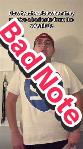 How teachers be when they receive a bad note from the substitute #foryoupage #viral #Skits