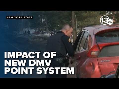 New DMV point system rolls out in New York, aims to penalize dangerous driving
