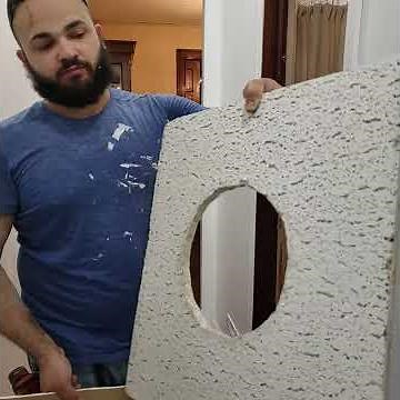 Pro tip how to install ceiling speaker on acoustic drop ceiling