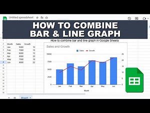 How to combine bar and line graph in Google Sheets