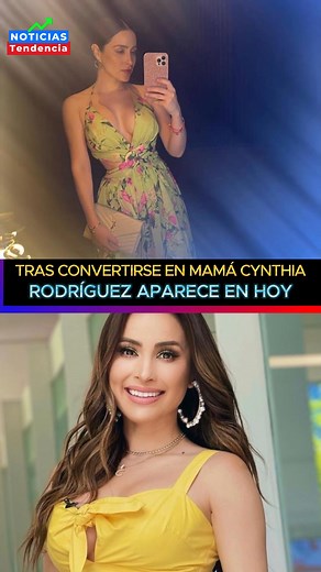 TRAS CONVERTIRSE EN MAMÁ, CYNTHIA RODRÍGUEZ APARECE EN PROGRAMA HOY #cynthiarodriguez #carlosrivera // Tremenda sorpresa se llevaron los seguidores del "programa Hoy" después de observar que Cynthia Rodríguez, exconductora de "Venga La Alegría", apareció en la transmisión que encabezan Galilea Montijo, Andrea Legarreta, Raúl "Negro" Araiza y Tania Rincón. Síguenos en Noticias Tendencias #noticias #noticiastendencia #ultimasnoticias #carlosrivera #cynthiarodriguez #hoy | Noticias Tendencia