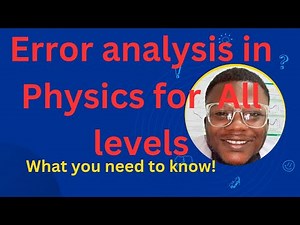"Mastering Error Analysis: Essential Techniques for A-Level & Undergraduate Students"
