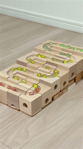 Endless Loop Marble Run ASMR #27 | Long winding load