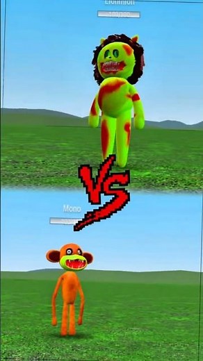 🐵Mono VS Lionmion🦁│Garry's Mod NPC Wars