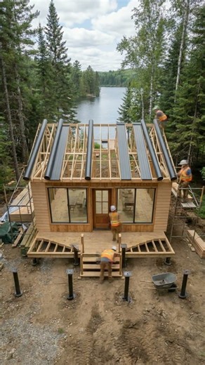 Start To Finish Building A Dream Cabin In The Forest