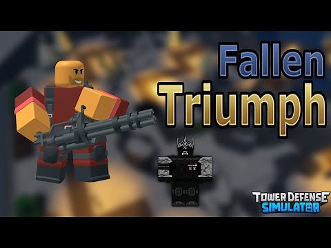 [TDS] Triumph Unyielding Shooter: Fallen Minigunner Skin Mission