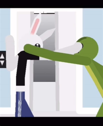 I reposted it bc it flopped the first time..🙄🙄🙄/ Big bunny vs froggy non other #sticknodes #baddies #fyp #viral #xyzbca