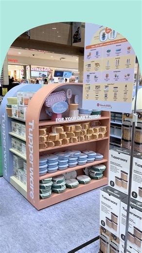 Tupperware SG on Instagram: "Catch the Tupperware launch at Takashimaya before it ends ✨ From refreshed colours to smart storage displays, it’s been such a joy meeting everyone and seeing how you use Tupperware in everyday life. The launch is still on until 11 January, so there’s still time to drop by and explore the collection in person. 📍 Takashimaya Department Store, Orchard Road B2 Atrium Space (beside the Fountain) #TupperwareSingapore #TakashimayaSG #OrchardRoadSG #SGShopping #HomeOrganis