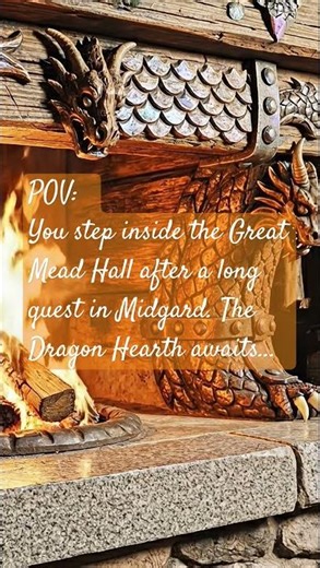 The Great Mead Hall Awaits 🛡️ | Viking ASMR #VikingLonghouse #MeadHallAmbience #SlowBurnChannel