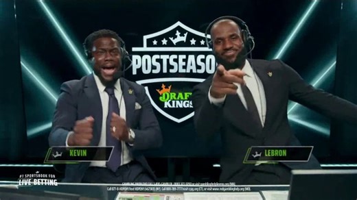 DraftKings Sportsbook TV Spot, 'Calling the Plays' Featuring LeBron James, Kevin Hart