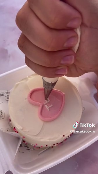 Decoración de Mini Cake para San Valentín