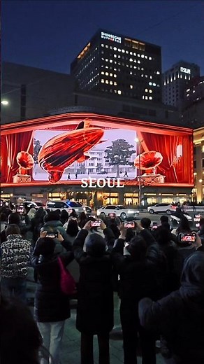 Seoul Night Myeongdong Square Street Walking Tour, K-Pop Demon Hunters Korea