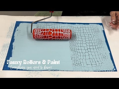 DIY Decorative Paint Rollers | Fauxy Rollers & Paint