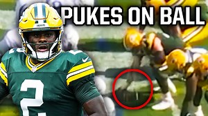Quarterback can't make a throw because his center threw up on the ball, a breakdown #nfl #football #sports #packers #quarterback | Jomboy Media