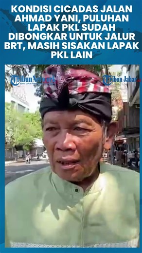 LAPAK PKL DI JALAN CICADAS SUDAH DIBONGKAR, Jalur Pedestrian Jadi Lebih Luas