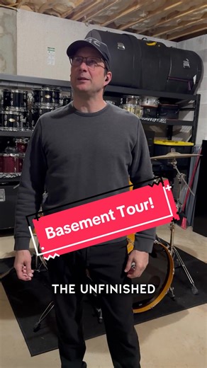Come along for a basement tour! #tour #viral #music #archives #fyp
