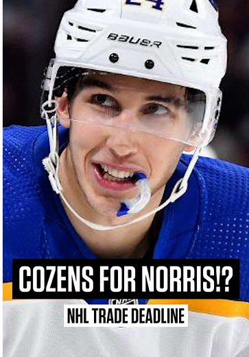 Dylan Cozens Joins Ottawa Senators for NHL Trade Deadline