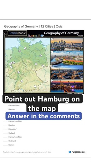 Where is Hamburg on the map?