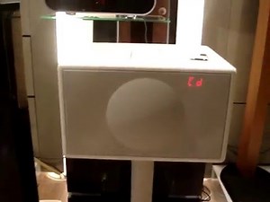 Geneva Lab Model L + Floorstand iPod, CD, Radio, Aux