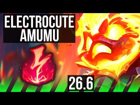 AMUMU vs LEE SIN (JGL) | Electrocute | KR Diamond | 26.6