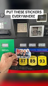 Funny Anti-Trump Sticker Placement