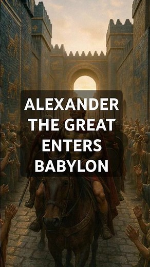 ALEXANDER THE GREAT ENTERS BABYLON: THE UNTOLD STORY #AlexanderTheGreat #AncientHistory #Conquest