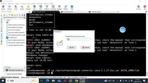 Hive配置教程_阜职