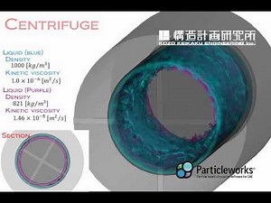 遠心分離機 Centrifuge (Particleworks)
