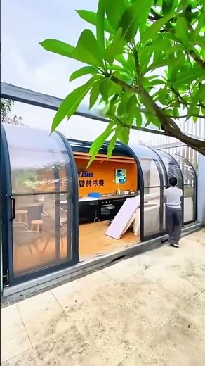 Retractable Sunroom for Outdoor Patio #retractablesunroom