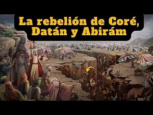 LA REBELIÓN DE CORE, DATAN Y HABIRAM CONTRA MOISÉS Y AARÓN, FUERON TRAGADOS POR L TIERRA