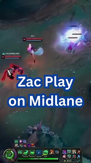 Zac Play Strategies for Midlane in League of Legends
