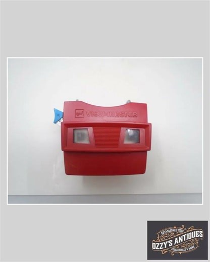 Vintage 1970s Gaf View-Master Red 3D Viewer Classic Collectible Toy Retro Nostalgia Rare Find
