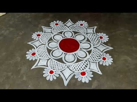 Easy And Beautiful Jhoti Design For Beginners / Odisha Jhoti Chita Design / festivals alpona