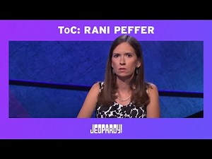 2014 Tournament of Champions: Rani Peffer | JEOPARDY!