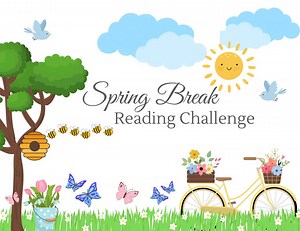 Spring Break Reading Challenge: Kids Printable Set (digital Download) - Etsy UK
