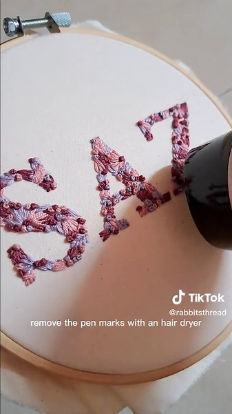 Embroidery Tutorial: How to Stitch Initials for Beginners