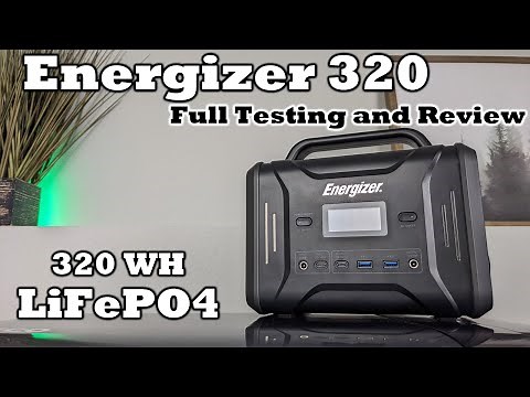 Energizer 320wh LiFePO4 Power Station - Full Testing and Review Video
