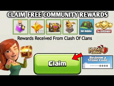 🤩CLAIM FREE REWARDS in Clash Of Clans - Free Decos,Gems,Legendary Chest,Portions & Redeem Code!✅